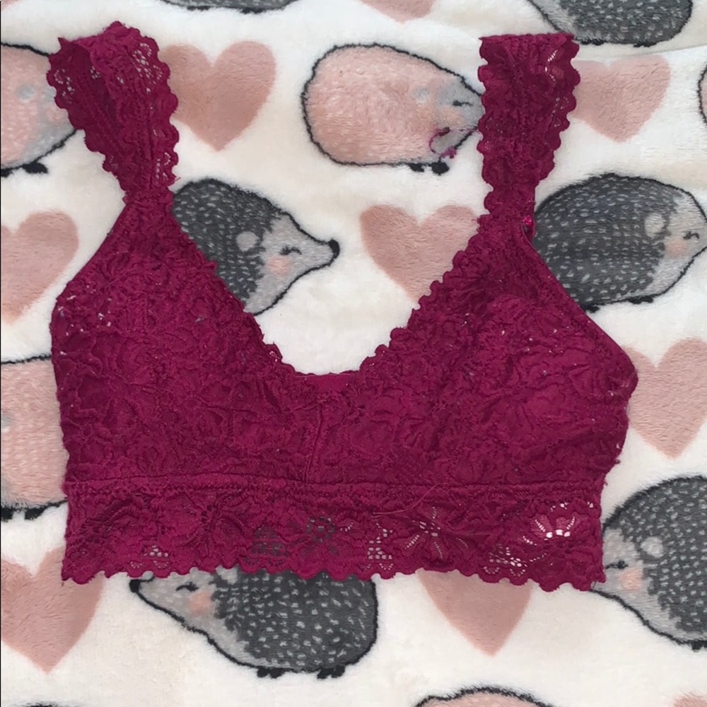 Purple bralette